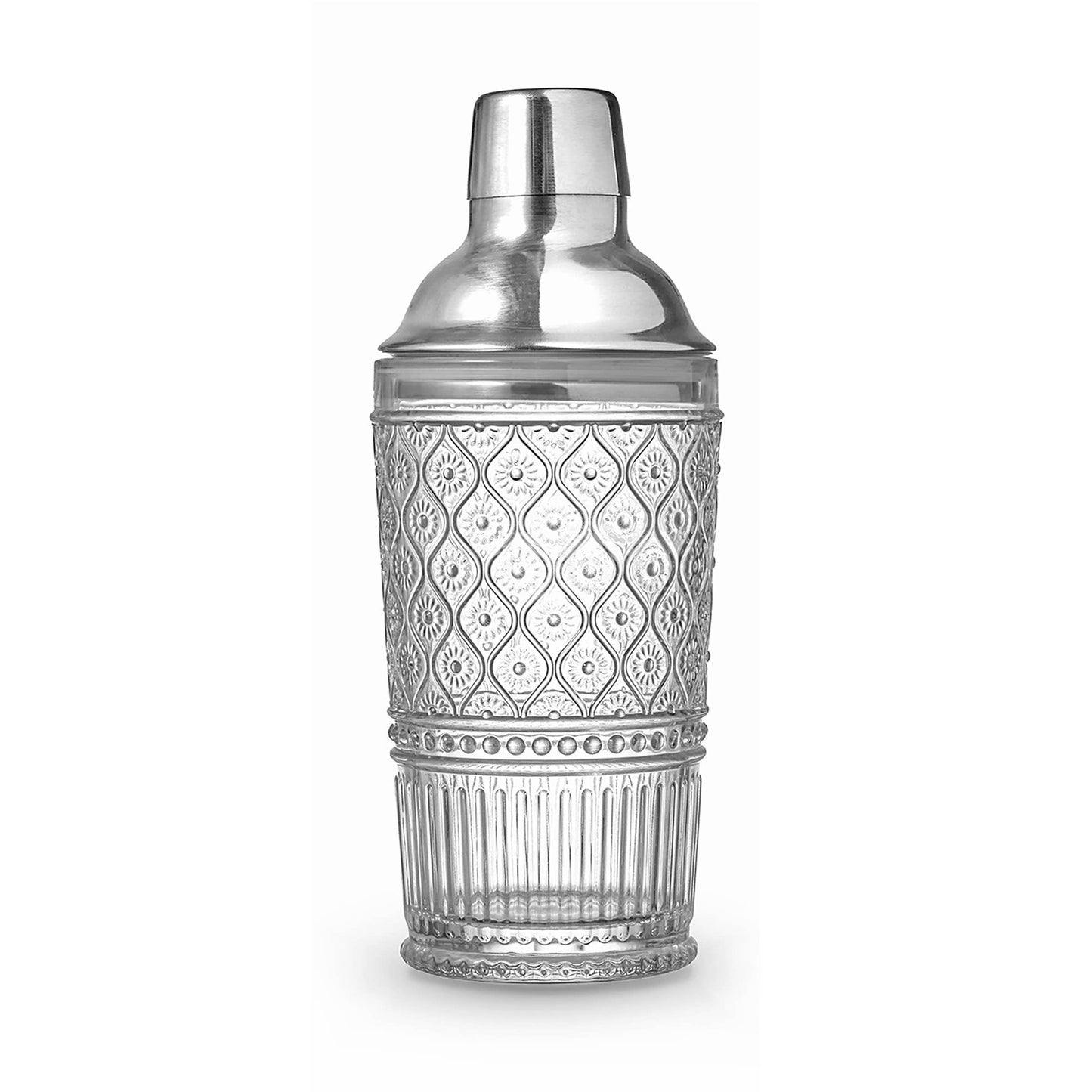 Claro Clear Crystal Cocktail Shaker - Martini - Barware