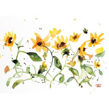 Sunflower Patch 5x7 Greeting Card