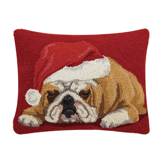 BULLDOG W/SANTA HAT HP PF