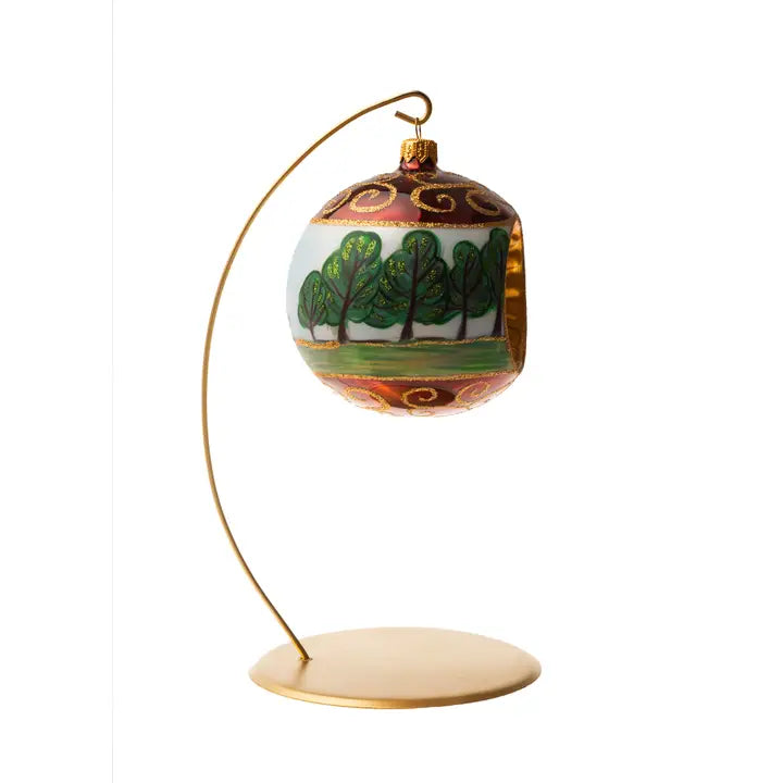 Brass Stand Round Base, LG