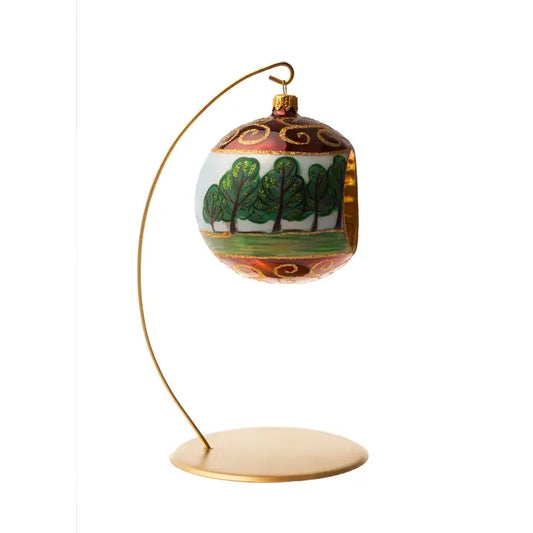 Brass Stand Round Base, LG