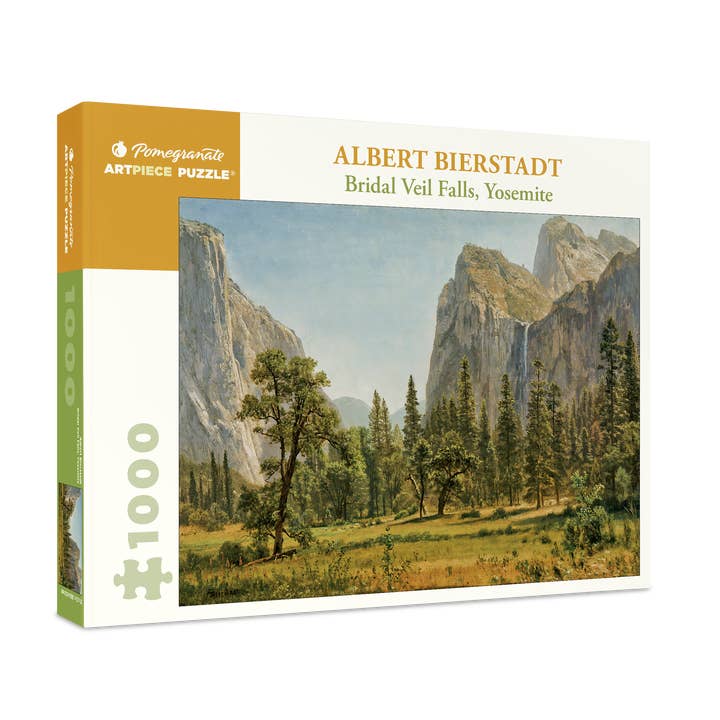 Albert Bierstadt: Bridal Veil Falls, Yosemite, 1000 piece Puzzle