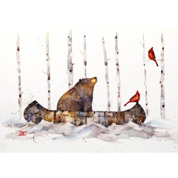 If A Bear Had A Boat 5X7 Greeting Card