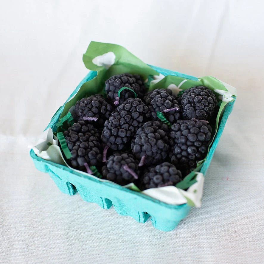 Beeswax Blackberry Birthday Candle
