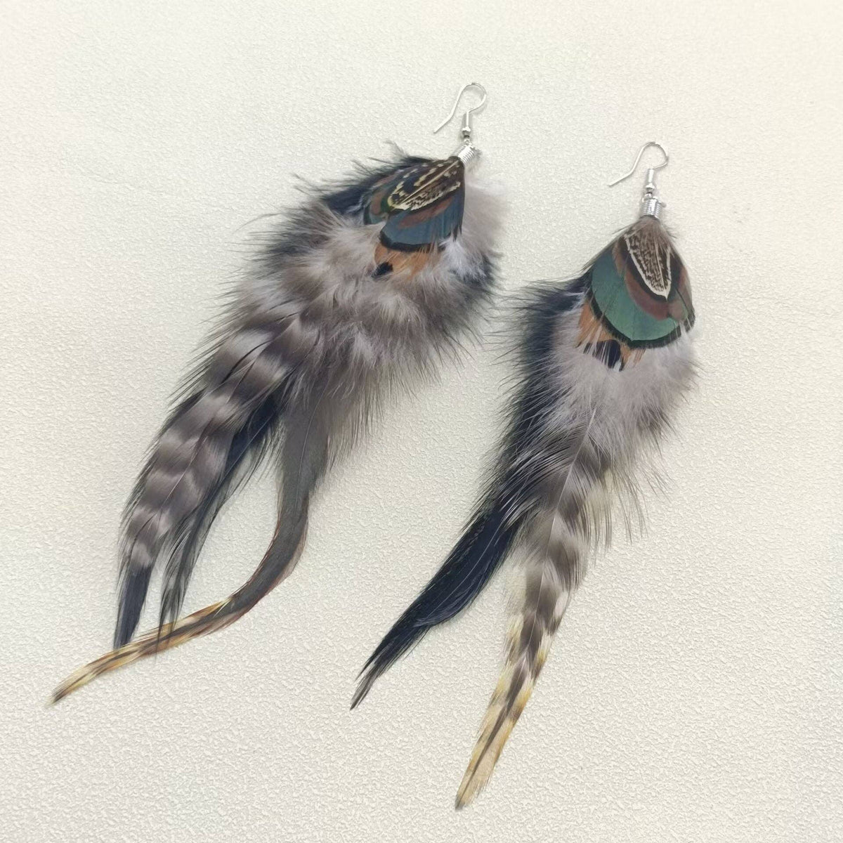 Feather Dangle Earrings