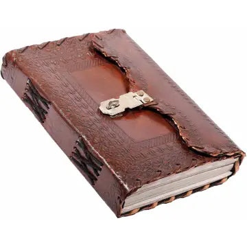7" Leather Journal For Men & Women- Brown