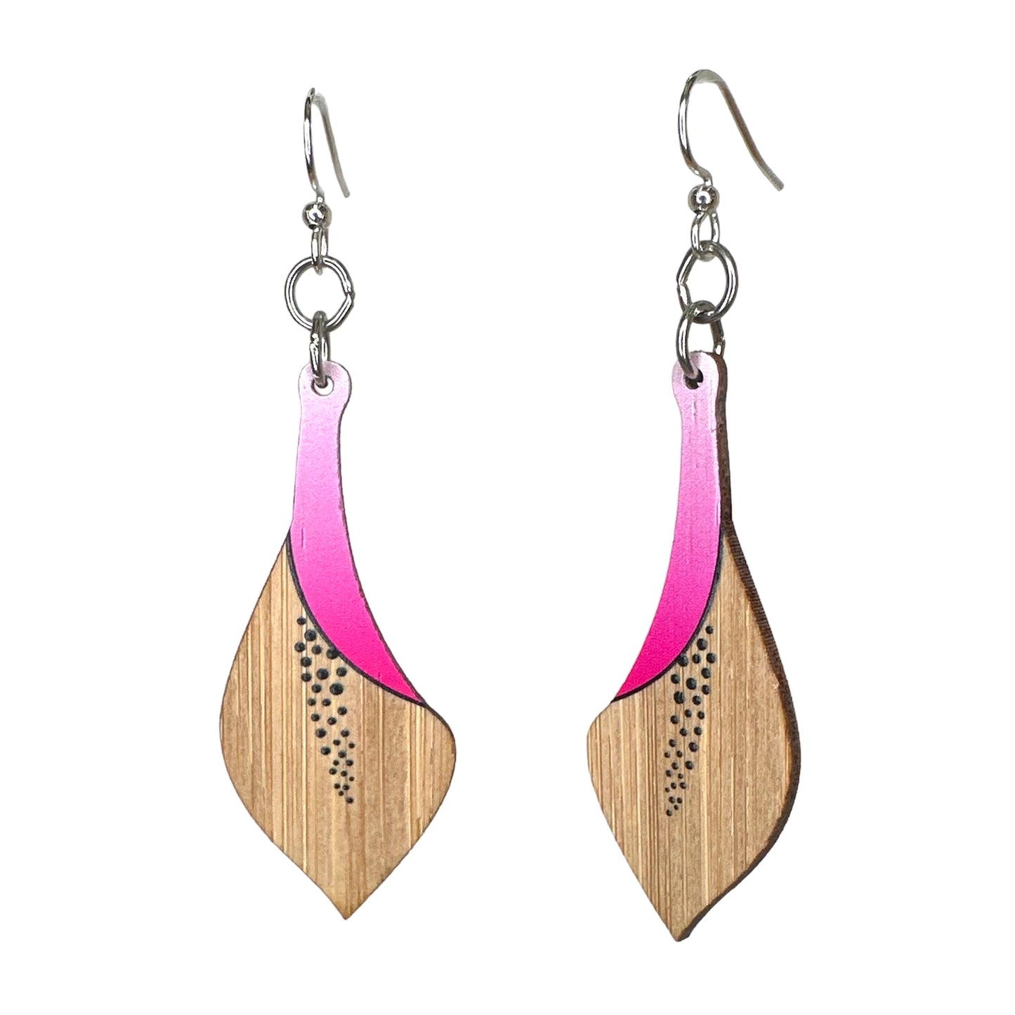 Calla Lily Bamboo Earrings
