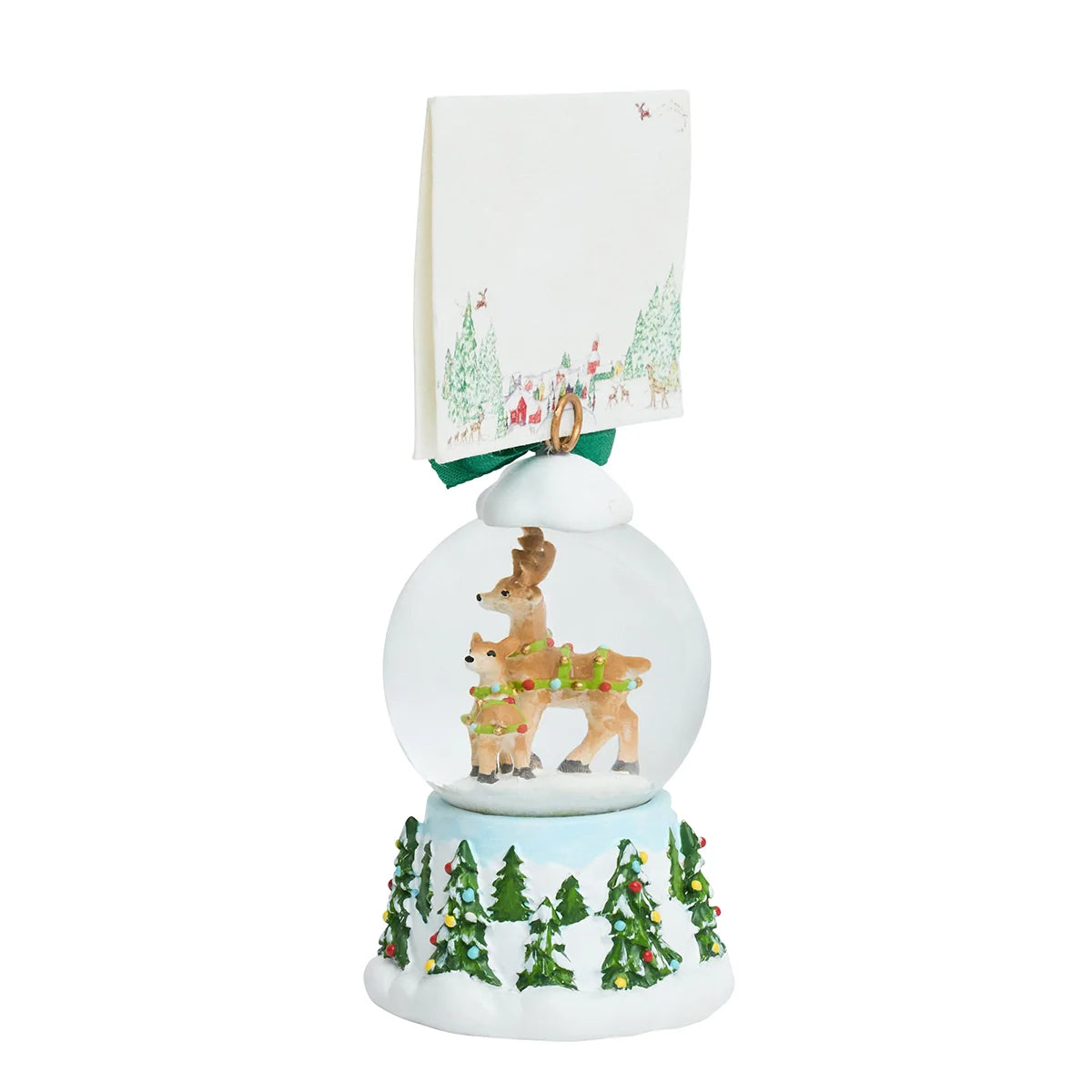Berry & Thread  North Pole Snow Globe Place Card Holder