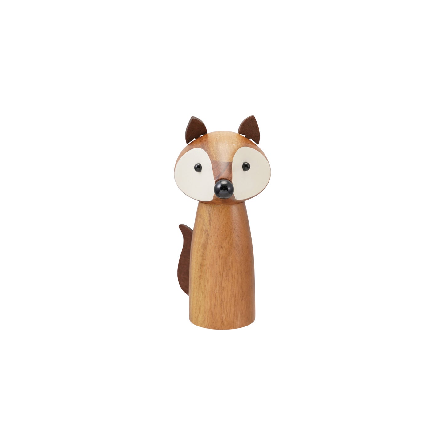 Acacia Wood Fox Shaped Salt/Pepper Mill