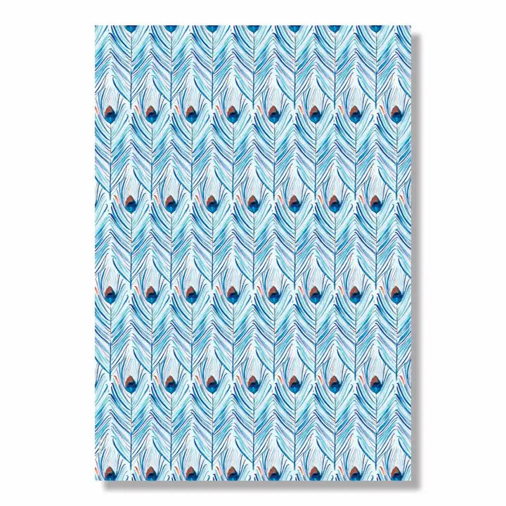 I Love Blue Wrapping Paper Book