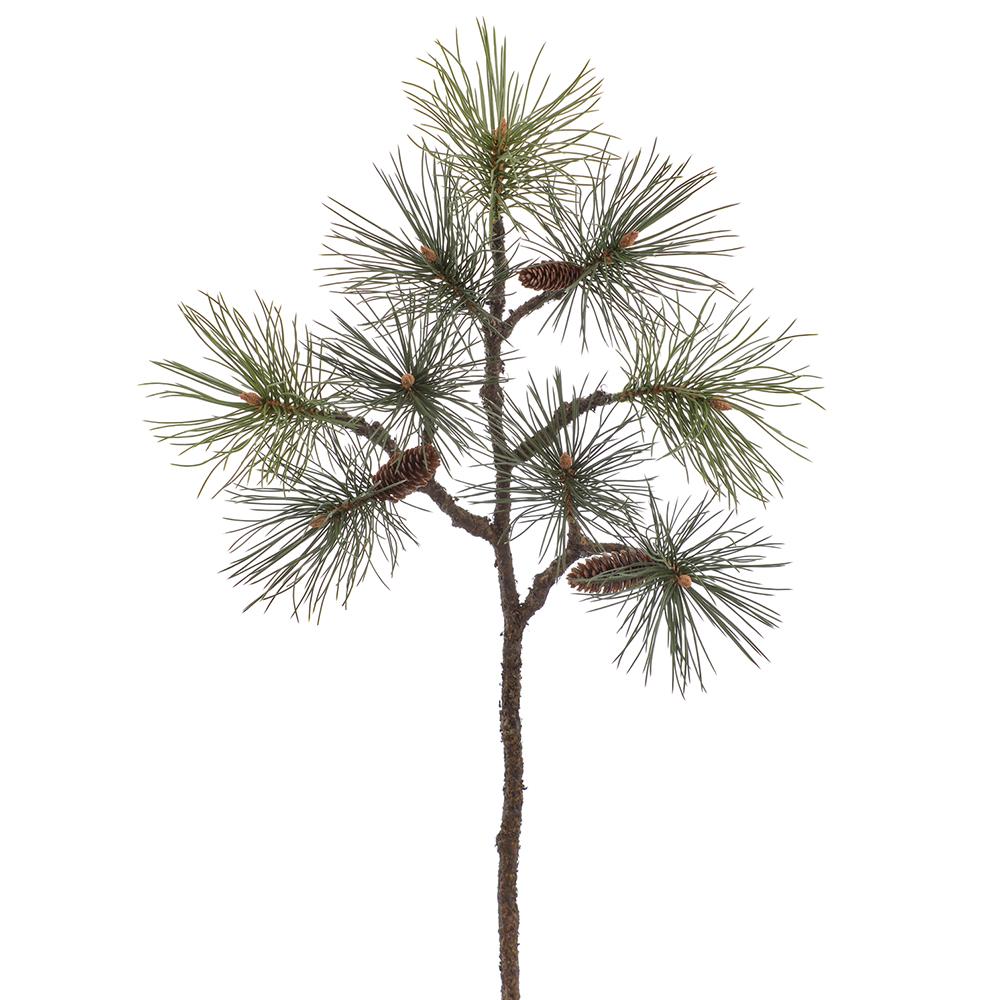 36" Shortleaf Pine Spray With Pinecones