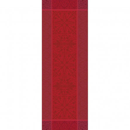 20“x 58” Cassandre Grenat Tablerunner