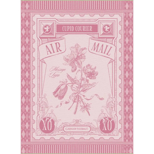 22x30" Cupid Courier Rose Jacquard Kitchen Towel