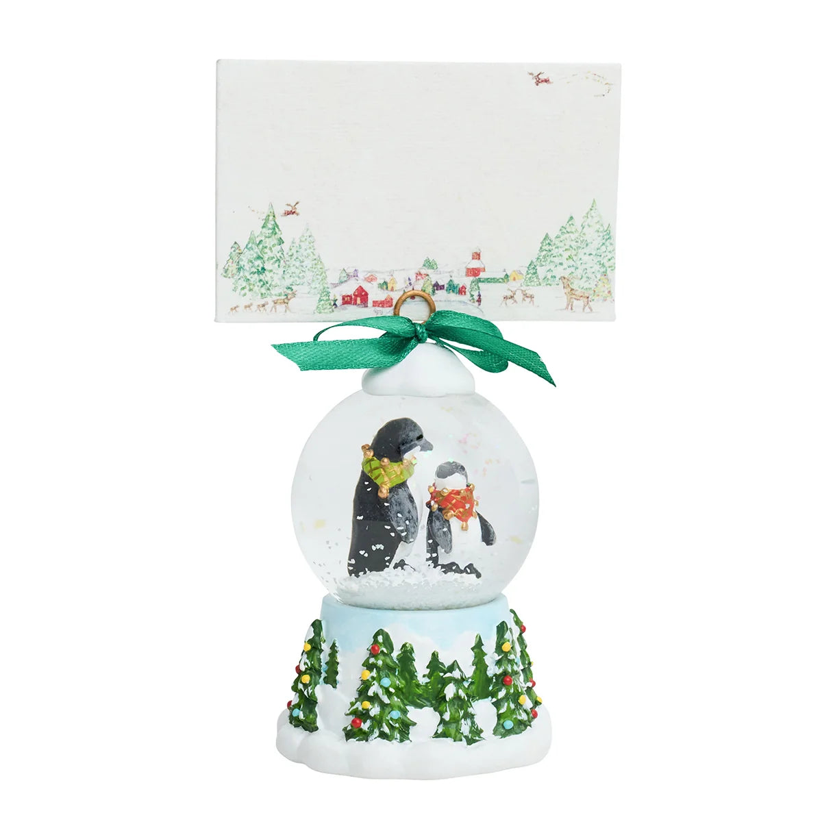 Berry & Thread  North Pole Snow Globe Place Card Holder