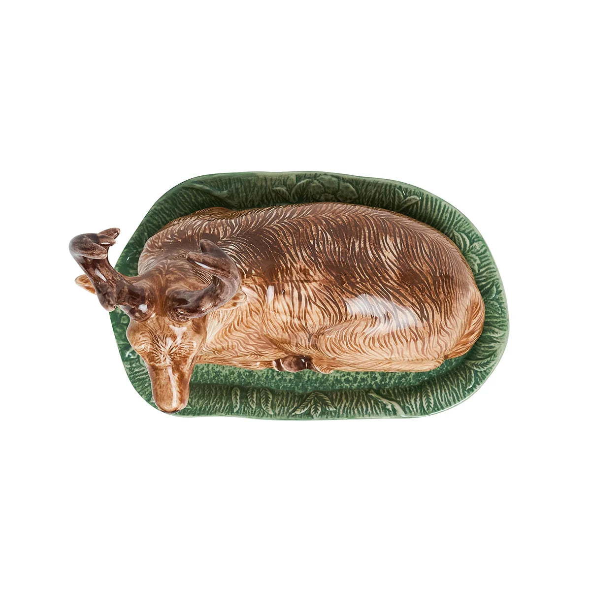 Forest Walk  Stag Butter Dish