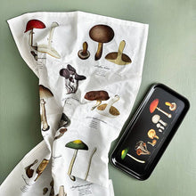 Load image into Gallery viewer, Mushroom 100% Organic Cotton Tea Towel
