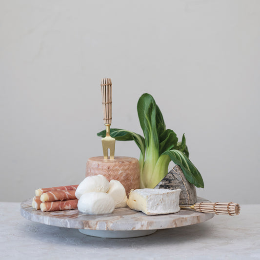14" Marble Lazy Susan