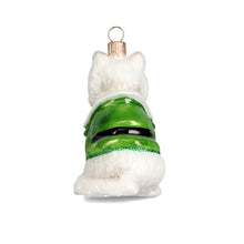 Load image into Gallery viewer, Westie in Christmas Pajamas Ornament
