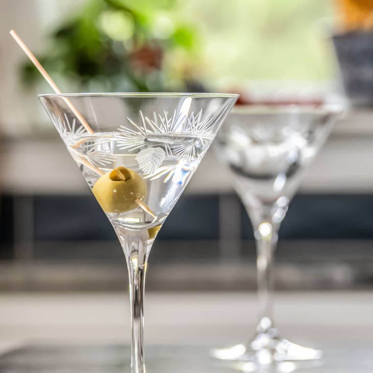 10 Oz. Icy Pine Martini Glass