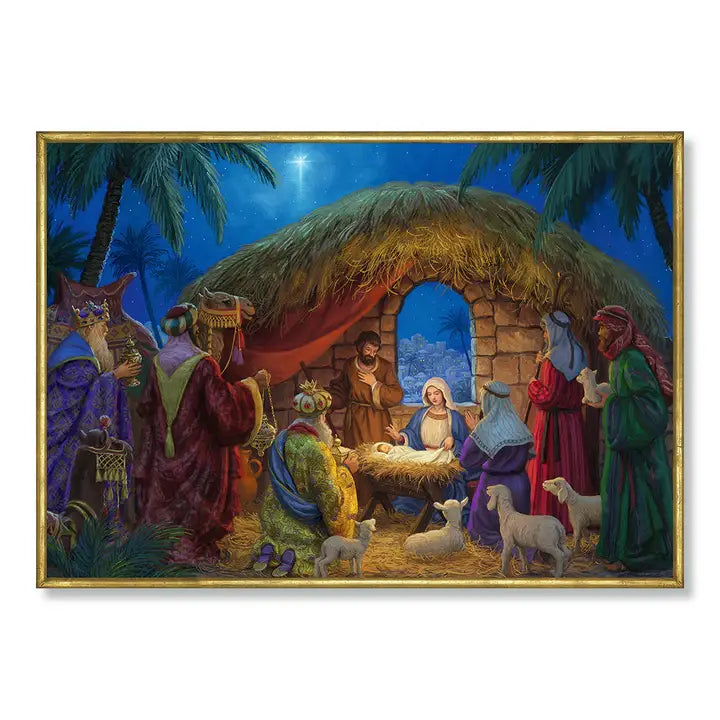 The Nativity Scene Large Advent Calendar NEW 2025
