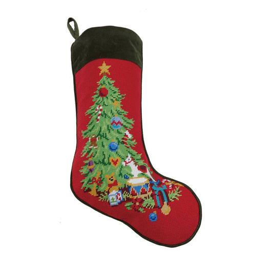 CHRISTMAS TREE EMB Stocking