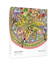 Load image into Gallery viewer, Erin E. Hunter: Floral Compass 500-Piece Circular Jigsaw Puzzle

