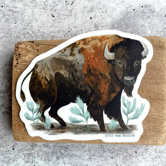 Sagebrush Bison Sticker
