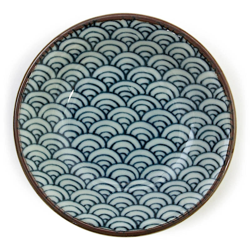 4" Wave Sauce Dish