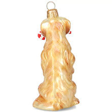 Load image into Gallery viewer, Golden Retriever with Candy Cane Ornament
