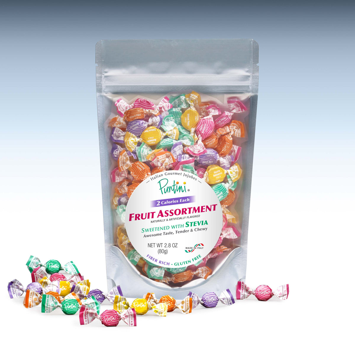 PUNTINI Fruit Mix 2.8 oz - Italian Gourmet Jujubes