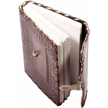 7" Leather Journal For Men & Women- Brown