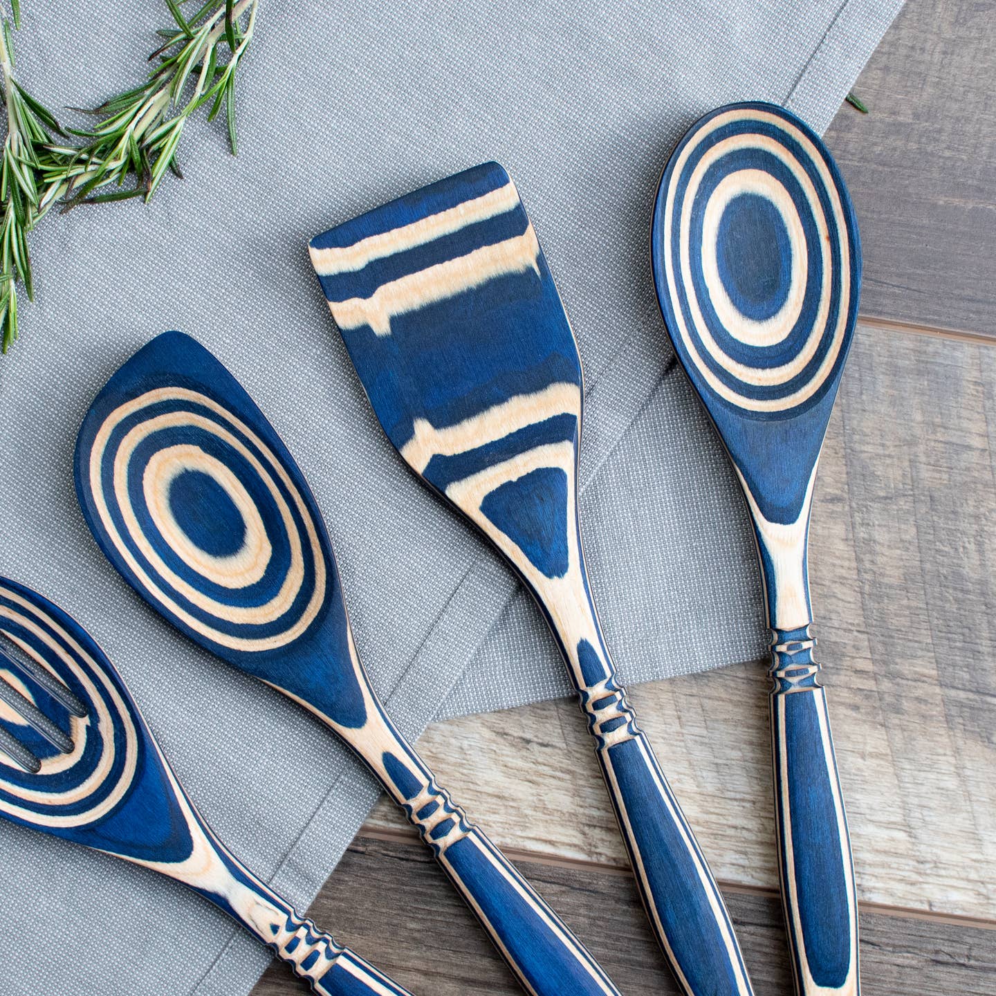 12" Blue Pakka Utensils