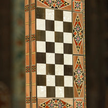 Load image into Gallery viewer, Handmade Wooden 2-in-1 Chess &amp; Backgammon Set – Travel Size
