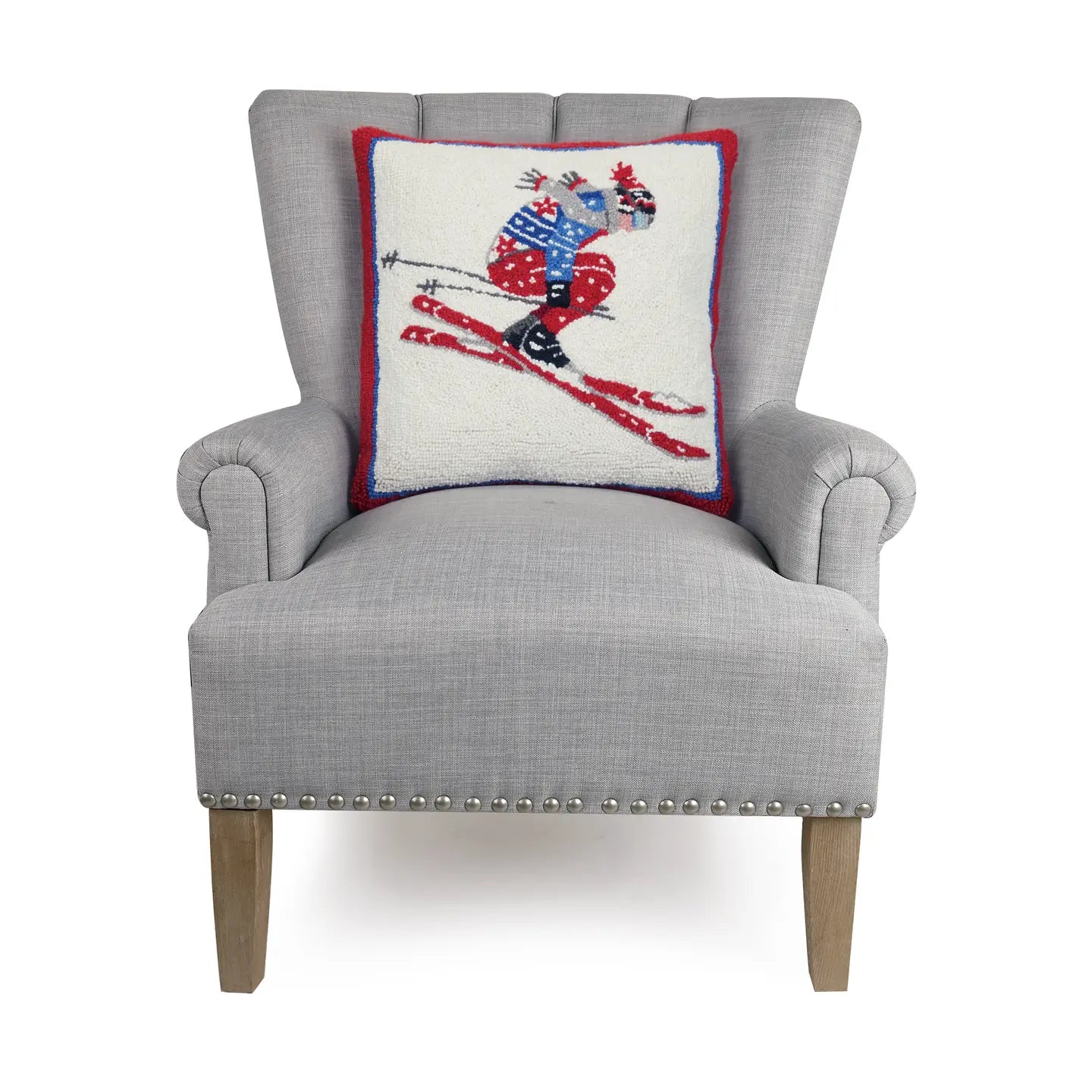 Ski Jumper Hook Pillow - Mary Lake Thompson
