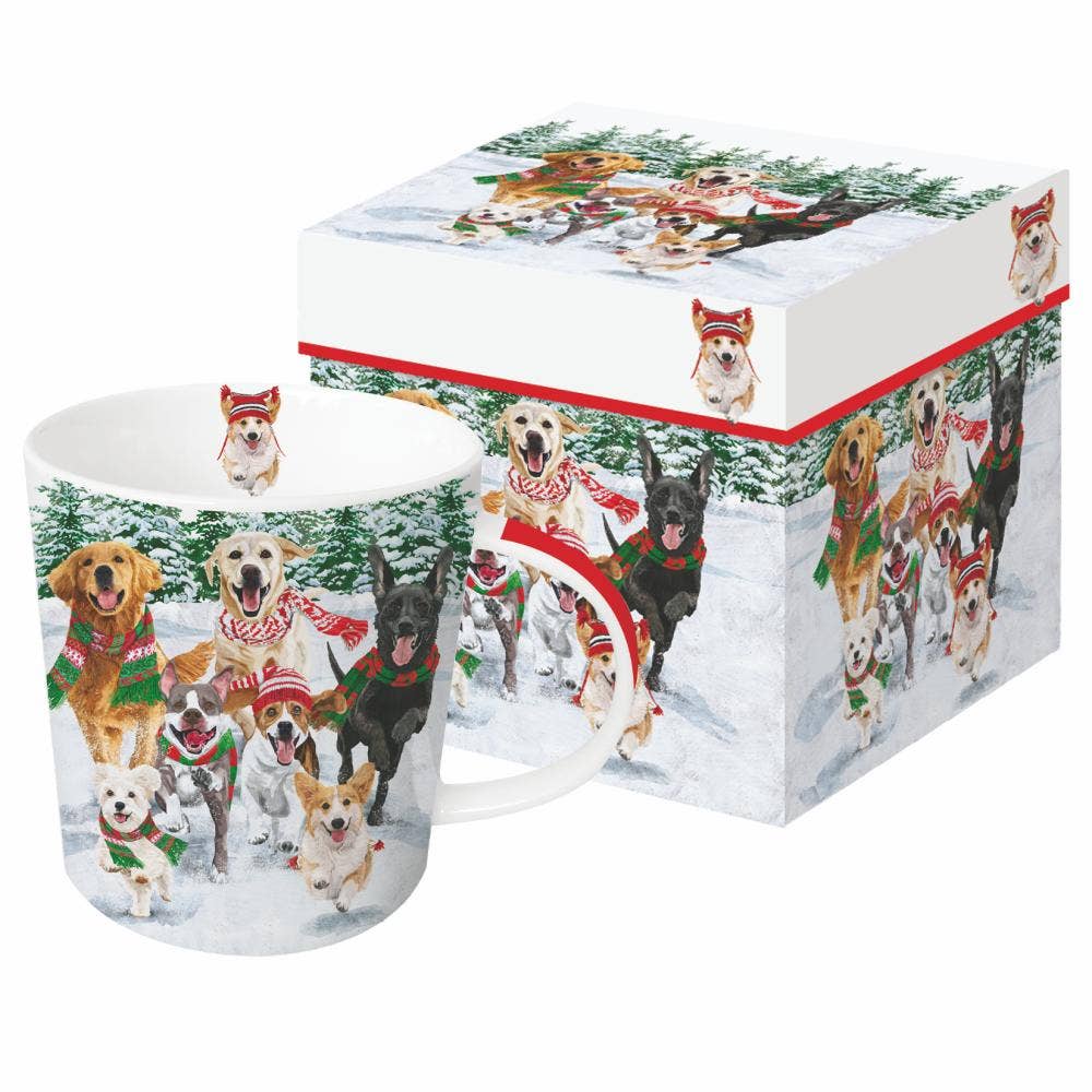 Mug in Gift Box - Snow Hounds