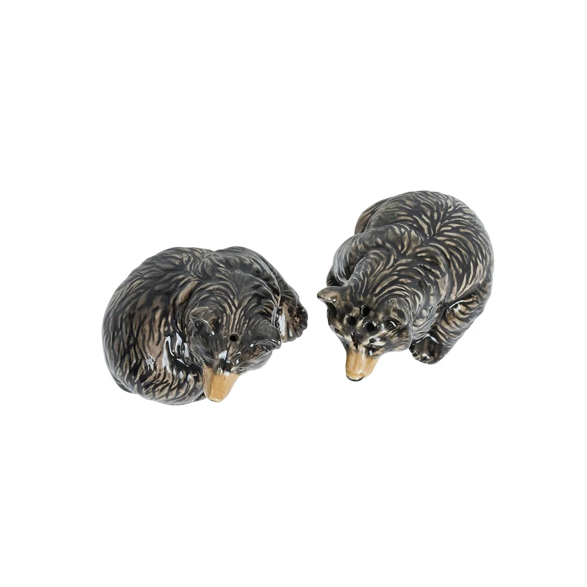Clever Creatures  Black Bear Salt and Pepper Shakers Set/2pc