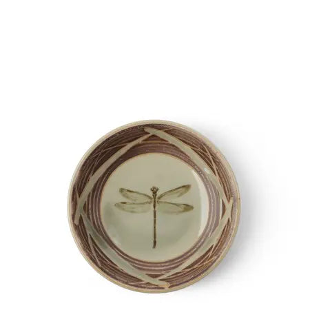 Dragonfly Basketweave Sauce Dish