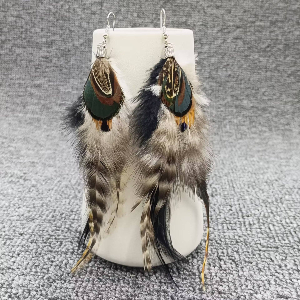 Feather Dangle Earrings