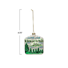 Load image into Gallery viewer, Crater Lake Glass Ornament
