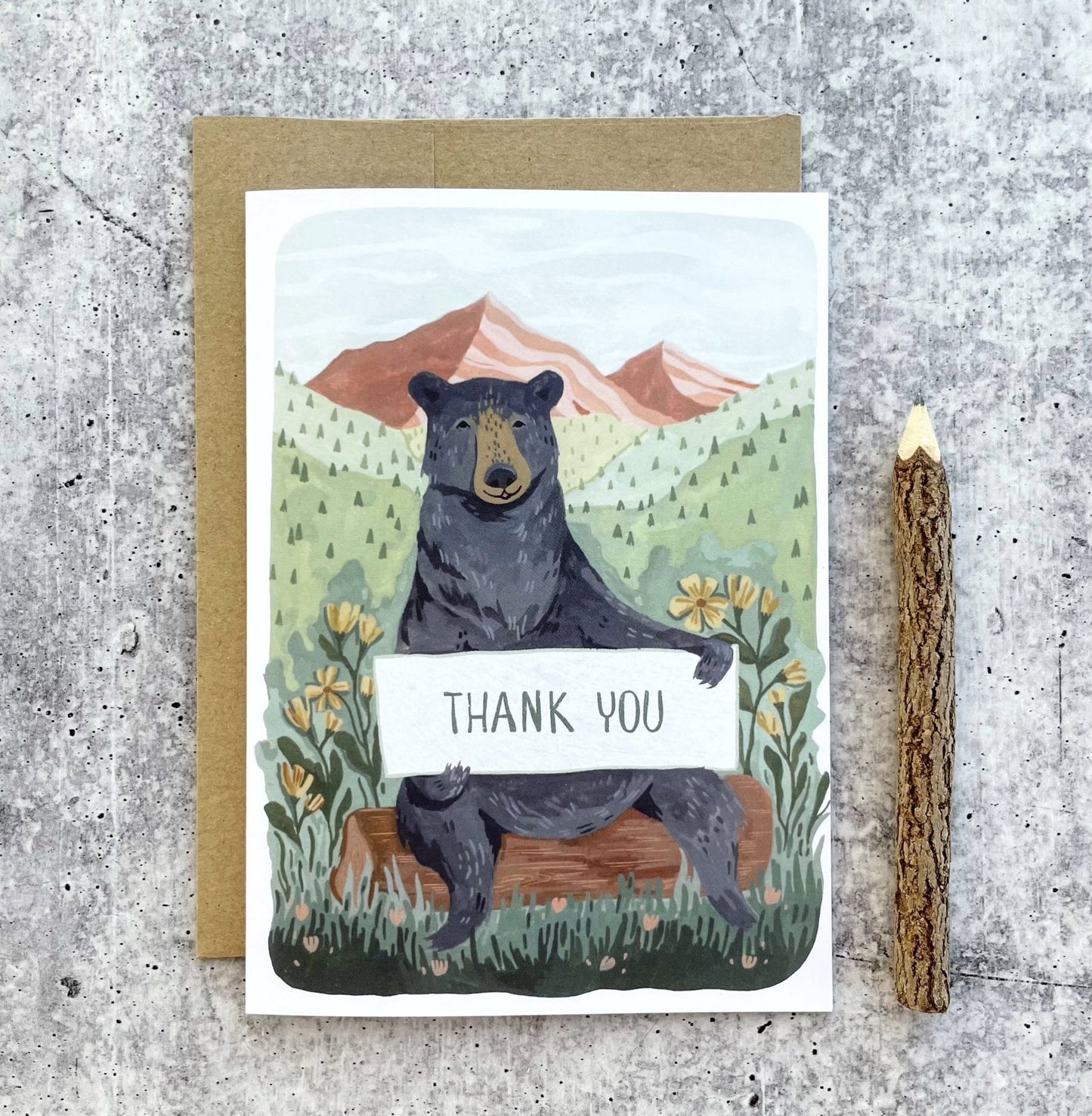 Thank You Bear 5x7 Card