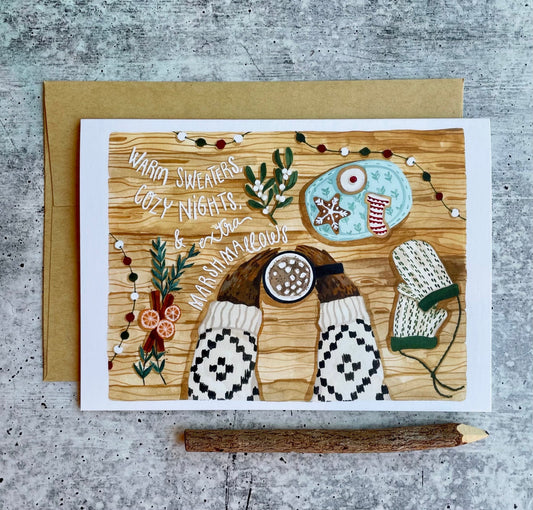 Cozy Nights 5X7 Card