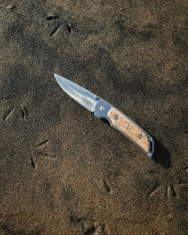 Folding Knife in Box, Curly Birch