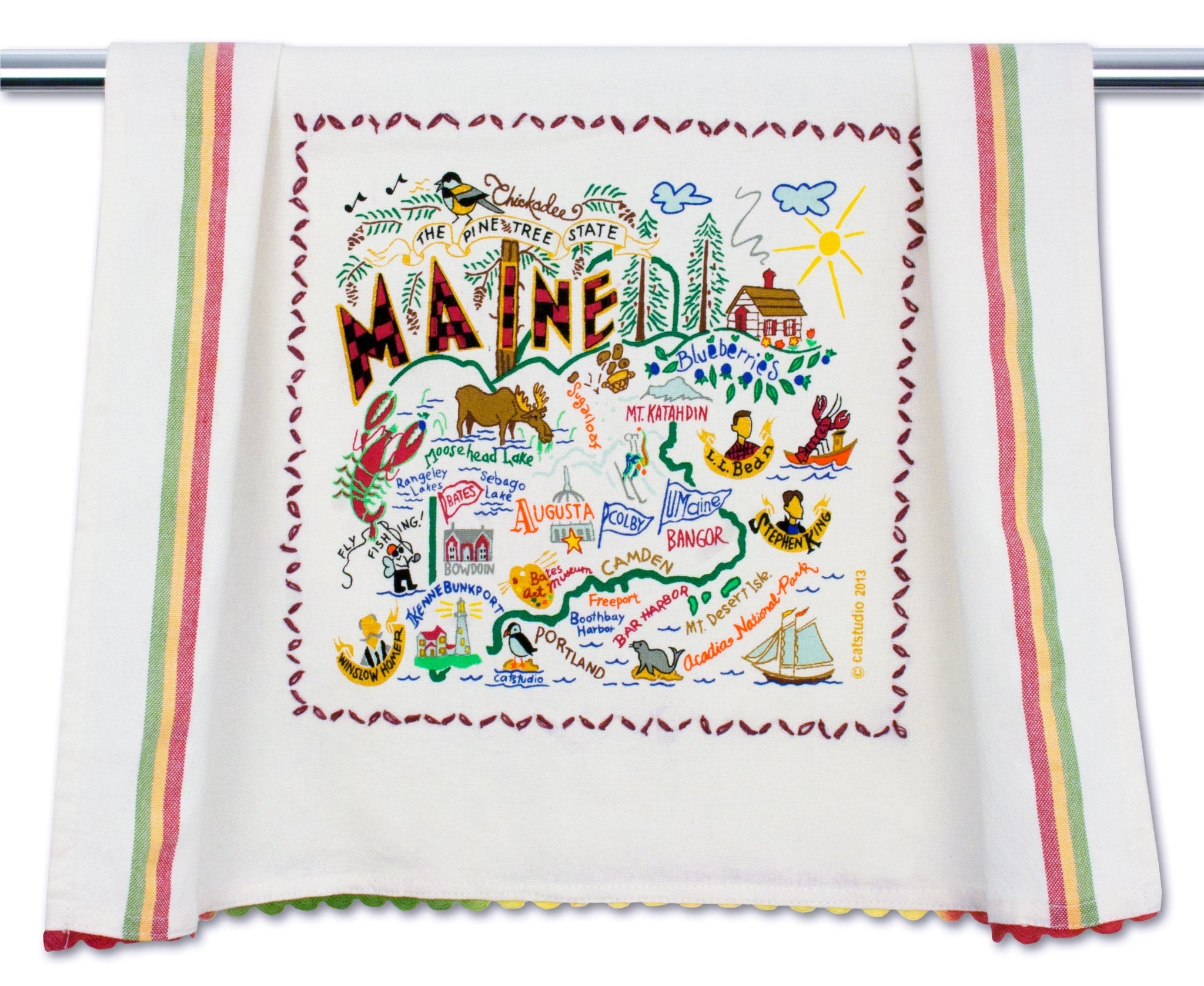 Maine Tea Towel