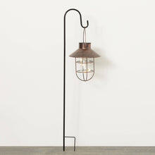 Load image into Gallery viewer, Copper Solar Lantern Stake, 32&quot;
