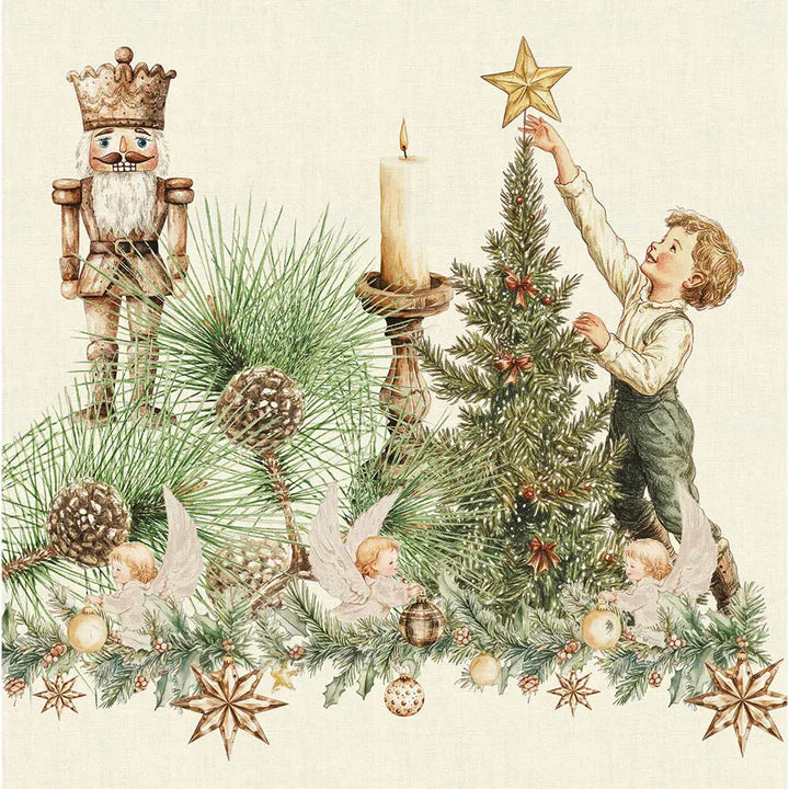 18“x 18” Noel Vintage Dore Napkin