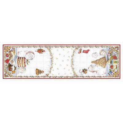 18x67" Noelle Gourmand Tablecloth RUNNER (45x170 cm)