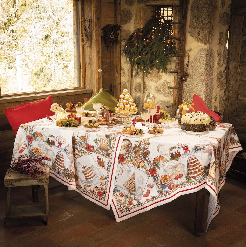 67" SQUARE Noelle Gourmand Tablecloth (170 cm)