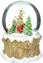 Load image into Gallery viewer, Roman 5.75 Santa In Forest With Animals Musical Glitter Dome
