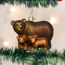 Load image into Gallery viewer, 4.25" Bear with Cubs Ornament
