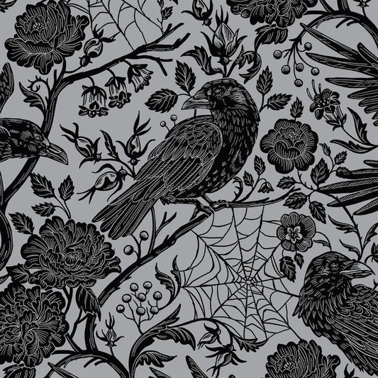 Raven Toile Cocktail Napkin